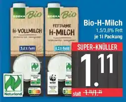 E-Center EDEKA Bio-H-Milch Angebot