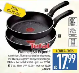 E-Center Tefal Pfanne „So Expert“ Angebot