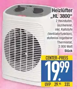 E-Center Heizlüfter „HL 3800“ Angebot