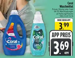 Edeka Coral Waschmittel Angebot