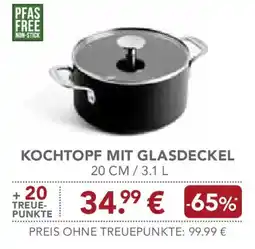 Edeka Kochtopf mit Glasdeckel Angebot