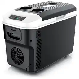 Netto Marken-Discount Brandson, Elektrische Kühlbox 14 L mit Display, Kühl- & Heizfunktion, 230V/12V, schwarz/weiß Angebot