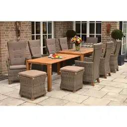 Netto Marken-Discount Merxx Toskana Set 13tlg. Flex-Ausziehtisch Angebot