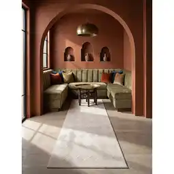 Netto Marken-Discount Läufer Kurzflor Creme 80x300 cm - DALAR Kadima Design Angebot
