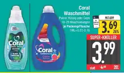 E-Center Coral Waschmittel Angebot