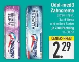E-Center Odol-med3 Zahncreme Angebot