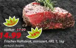 Hepsi-Markt Frisches Hüftsteak, mariniert Angebot