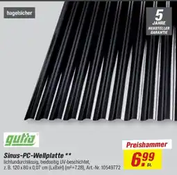 toom Baumarkt gutia Sinus-PC-Wellplatte Angebot