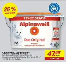 toom Baumarkt Alpinaweiß Das Original Angebot