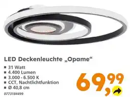 Globus Baumarkt LED Deckenleuchte "Opame" Angebot