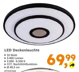 Globus Baumarkt LED Deckenleuchte Angebot