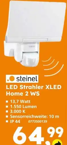 Globus Baumarkt steinel LED Strahler XLED Home 2 WS Angebot