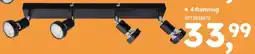Globus Baumarkt LED-Spot 4-flammig Angebot