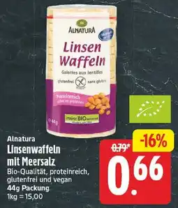 EDEKA Wucherpfennig Alnatura Linsenwaffeln mit Meersalz Angebot