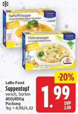 EDEKA Wucherpfennig LeRo Food Suppentopf Angebot