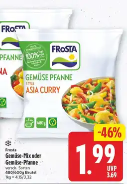 EDEKA Wucherpfennig Frosta Gemüse-Pfanne Style Asia Curry Angebot