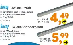 Globus Baumarkt knauf UW-dB-Profil Angebot