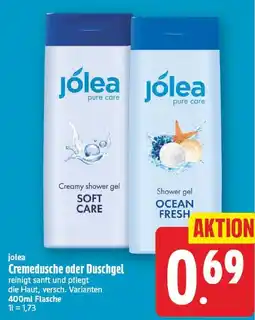 EDEKA Wucherpfennig jolea Cremedusche oder Duschgel Angebot