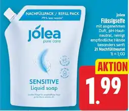 EDEKA Wucherpfennig jolea Sensitive Liquid soap Angebot