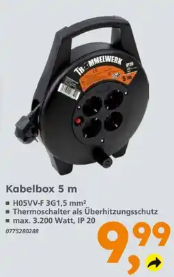 Globus Baumarkt Kabelbox 5 m Angebot