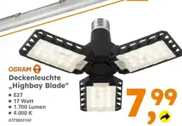 Globus Baumarkt OSRAM Deckenleuchte „Highbay Blade“ Angebot