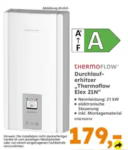 Globus Baumarkt THERMOFLOW Durchlauf-erhitzer „Thermoflow Elex 21N“ Angebot