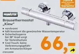 Globus Baumarkt Brausethermostat „Kiew“ Angebot