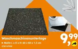 Globus Baumarkt Waschmaschinenunterlage Angebot