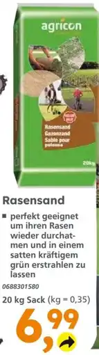 Globus Baumarkt Rasensand Angebot