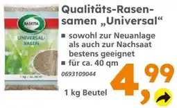 Globus Baumarkt Rasetta Qualitäts-Rasensamen „Universal“ Angebot