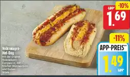 EDEKA Wucherpfennig Volkswagen-Hot-Dog Angebot