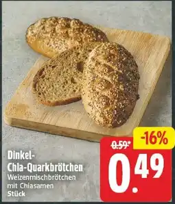 EDEKA Wucherpfennig Dinkel-Chia-Quarkbrötchen Angebot
