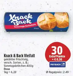EDEKA Wucherpfennig Knack & Back Vielfalt Angebot