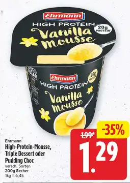 EDEKA Wucherpfennig Ehrmann High-Protein-Mousse Angebot