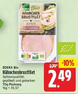 EDEKA Wucherpfennig EDEKA Bio Hähnchenbrustfilet Angebot
