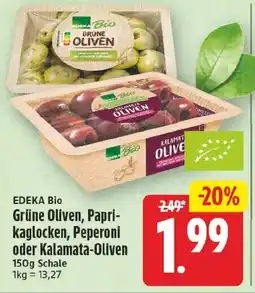 EDEKA Wucherpfennig EDEKA Bio Grüne Oliven Angebot