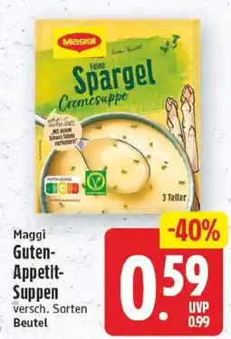 EDEKA Wucherpfennig Maggi Guten-Appetit-Suppen Angebot