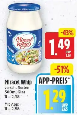 EDEKA Wucherpfennig Miracel Whip Angebot