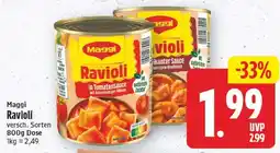 EDEKA Wucherpfennig Maggi Ravioli Angebot