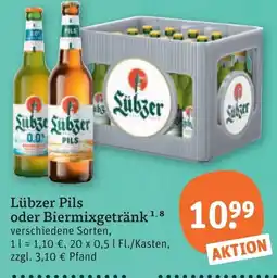tegut Lübzer Pils Angebot