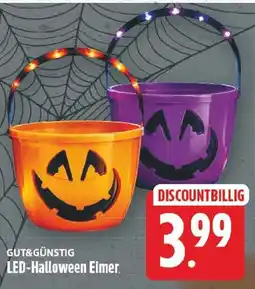 EDEKA Wucherpfennig GUT&GÜNSTIG LED-Halloween Eimer Angebot