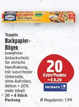 EDEKA Wucherpfennig Toppits Backpapier-Bögen Angebot