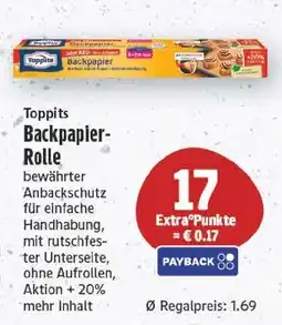 EDEKA Wucherpfennig Toppits Backpapier-Rolle Angebot