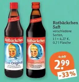 tegut Rotbäckchen Saft Angebot
