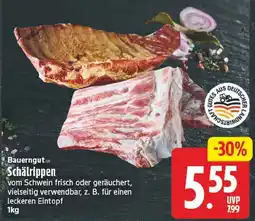 EDEKA Wucherpfennig Bauerngut Schälrippen Angebot