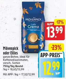 EDEKA Wucherpfennig Mövenpick Caffé Crema Angebot