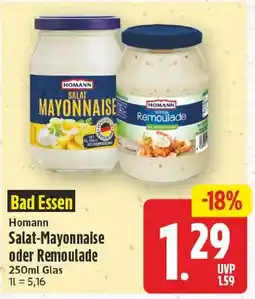 EDEKA Wucherpfennig Homann Salat-Mayonnaise oder Remoulade Angebot