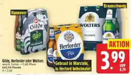 EDEKA Wucherpfennig Gilde, Herforder oder Wolters Angebot