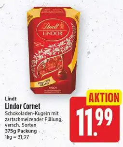 EDEKA Wucherpfennig Lindt Lindor Cornet Angebot