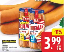 EDEKA Wucherpfennig Meica Trueman's Würstchen Angebot